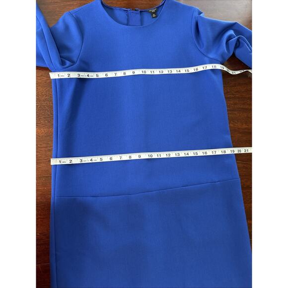 Ann Taylor Modern Shift Dress Size 6 Petite Minimalist Career Cocktail Wedding - Picture 6 of 10